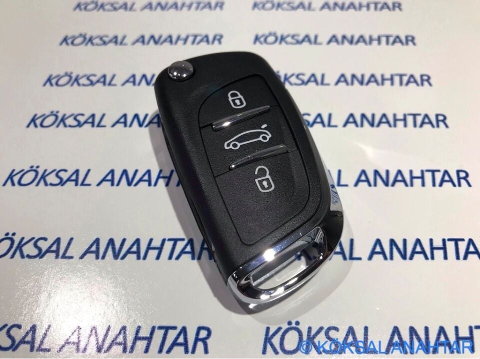Peugeot 307 308 3 Tuşlu Yeni Sustalıya Dönüşüm Kumanda Kabı