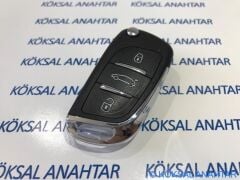 Peugeot Araçlar Için 3 Tuşlu Üretim Kumanda Kabı