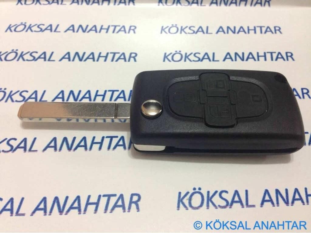 Peugeot 1007 3008 2008 4 Tuşlu Kumanda Kabı