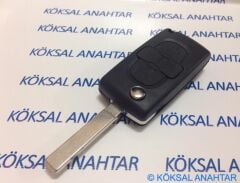 Peugeot 1007 3008 2008 4 Tuşlu Kumanda Kabı