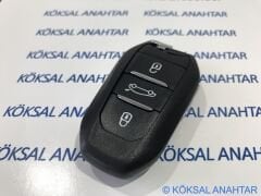 Peugeot 2008 - 3008 - 5008 - 508 - 308 3 Tuşlu Kumanda Kabı (Anahtarsız)