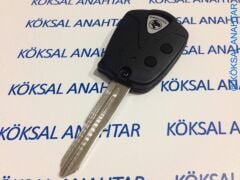 Proton 2 Tuşlu Kumanda Kabı Gri Logo