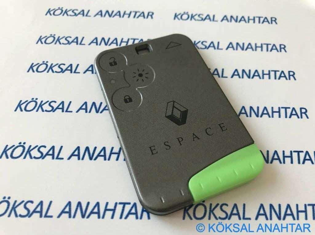 Renault Espace 3 Tuşlu Orijinal Kumanda Kabı