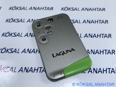 Renault Laguna Autolock Butonlu 3 Tuşlu Kart Kumanda Kabı