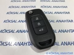 Renault Megane, Clio, Symbol 3 Tuşlu Kumanda Kabı