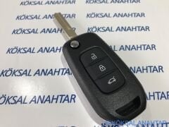 Renault Megane, Clio, Symbol 3 Tuşlu Kumanda Kabı