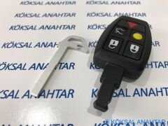 Volvo S40 S60 S80 5 Tuşlu Smart Kumanda Kabı