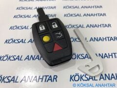 Volvo S40 S60 S80 5 Tuşlu Smart Kumanda Kabı