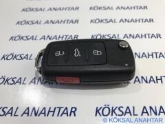 Volkswagen Caravelle Transporter 4 Tuşlu Panik Butonlu Kumanda Kabı