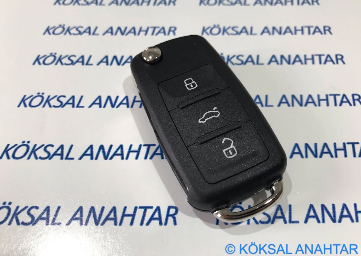 Volkswagen Golf 6 Jetta T6 Transporter Uds 3 Tuşlu Orijinal Kumanda Kabı