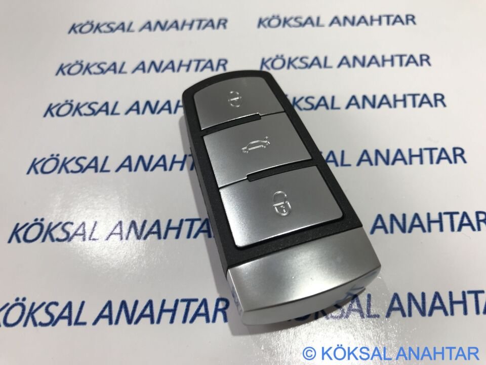 Volkswagen CC 3 Tuşlu Smart Kumanda Kabı