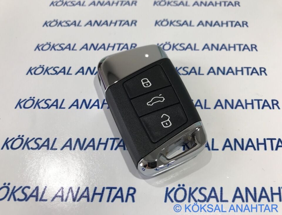 Volkswagen Passat 3 Tuşlu Smart Kumanda Kabı