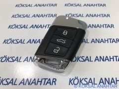 Volkswagen Passat 3 Tuşlu Smart Kumanda Kabı