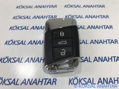 Volkswagen Passat 3 Tuşlu Smart Kumanda Kabı