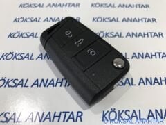 Volkswagen Golf 7, Polo, Passat, Tiguan, T-Roc 3 Tuşlu Kumanda Kabı
