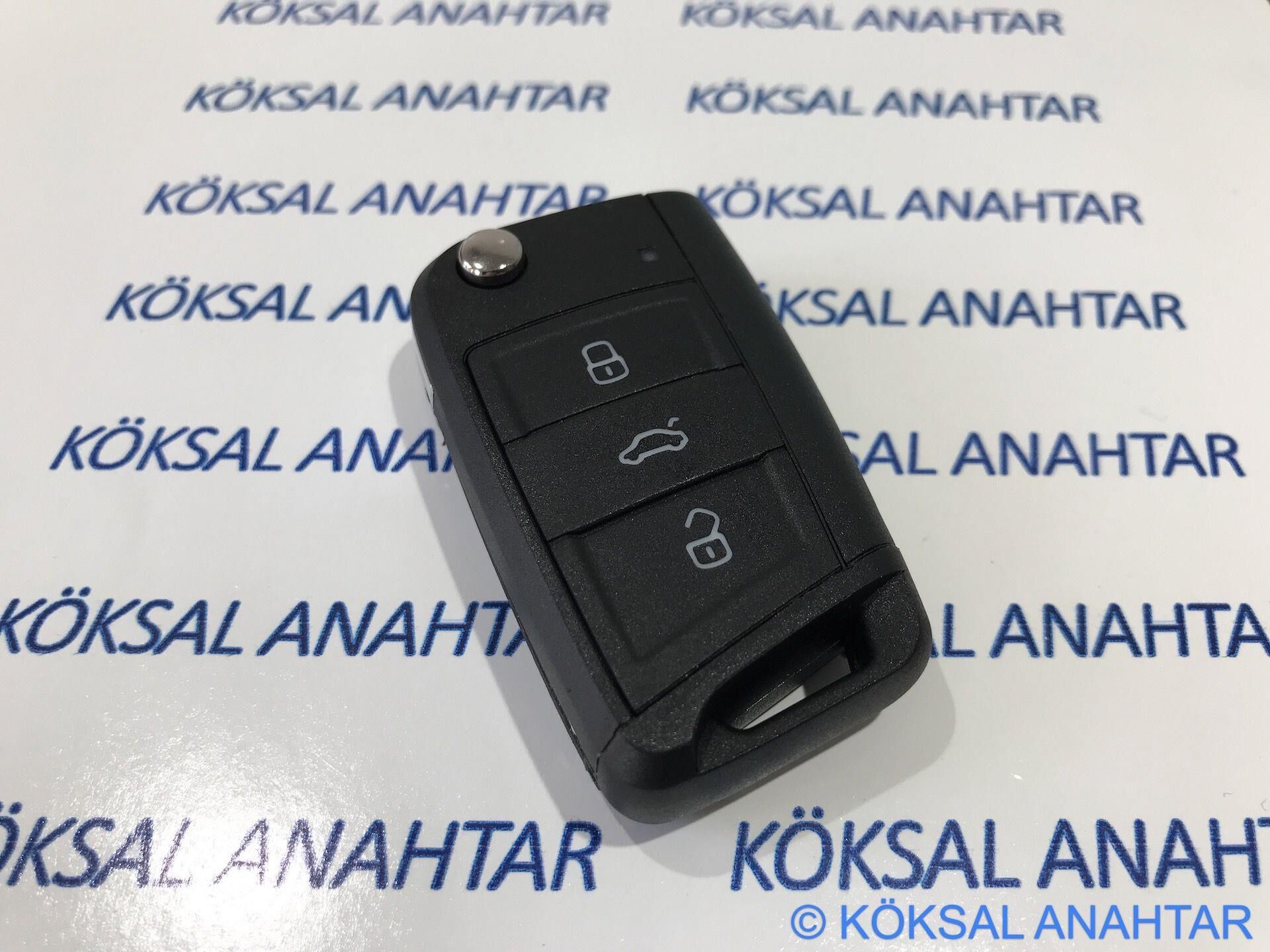 Volkswagen Golf 7, Polo, Passat, Tiguan, T-Roc 3 Tuşlu Kumanda Kabı