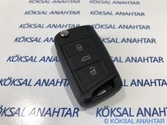 Volkswagen Golf 7, Polo, Passat, Tiguan, T-Roc 3 Tuşlu Kumanda Kabı
