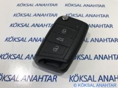 Volkswagen Golf 7, Polo, Passat, Tiguan, T-Roc 3 Tuşlu Kumanda Kabı