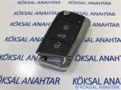 Volkswagen Golf 7, Polo, Passat, Tiguan, T-Roc 3 Tuşlu Kumanda Kabı