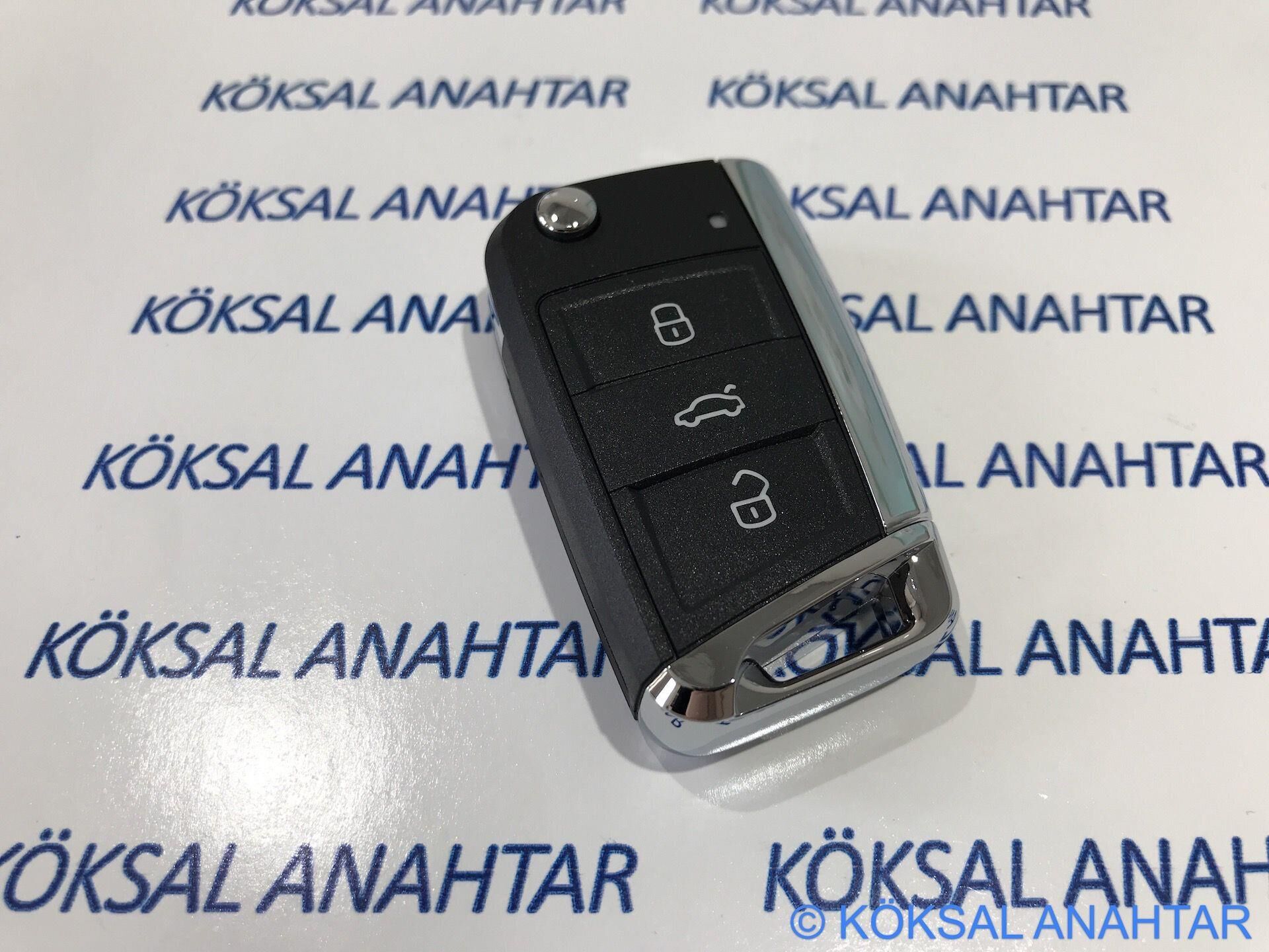 Volkswagen Golf 7, Polo, Passat, Tiguan, T-Roc 3 Tuşlu Kumanda Kabı