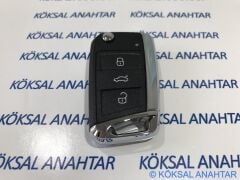 Volkswagen Golf 7, Polo, Passat, Tiguan, T-Roc 3 Tuşlu Kumanda Kabı