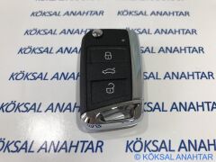 Volkswagen Golf 7, Polo, Passat, Tiguan, T-Roc 3 Tuşlu Kumanda Kabı