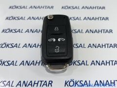 Volkswagen Sharan Sürgü Kapılı 4 Tuşlu Kumanda Kabı