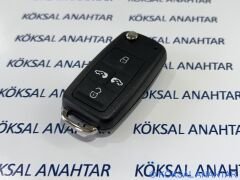 Volkswagen Sharan Sürgü Kapılı 4 Tuşlu Kumanda Kabı