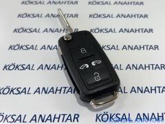 Volkswagen Sharan Sürgü Kapılı 4 Tuşlu Kumanda Kabı