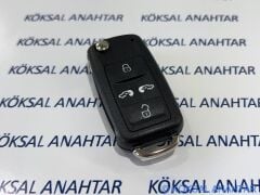 Volkswagen Sharan Sürgü Kapılı 4 Tuşlu Kumanda Kabı