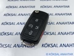 Volkswagen Sharan X2 4+1 Butonlu Kumanda Kabı