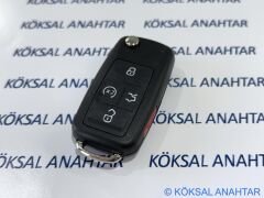 Volkswagen Sharan X2 4+1 Butonlu Kumanda Kabı