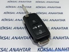 Volkswagen Sharan Sürgü Kapılı 4+1 Tuşlu Kumanda Kabı