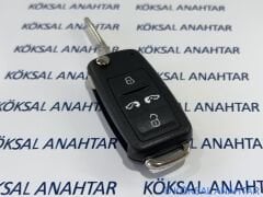 Volkswagen Sharan Sürgü Kapılı 4+1 Tuşlu Kumanda Kabı