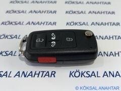 Volkswagen Sharan Sürgü Kapılı 4+1 Tuşlu Kumanda Kabı