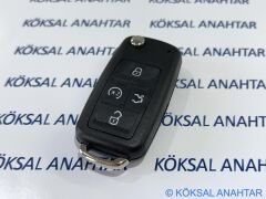 Volkswagen Sharan X2 4 Butonlu Kumanda Kabı