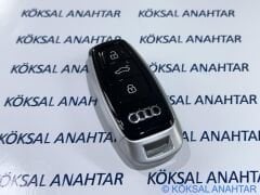 Audi A3 Q2 Q3 Keyless Start & Stop Sustalı Anahtarlı Modeller için 2023 Black Audi Kumanda Kabı