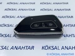 Volkswagen Golf 8, Cupra Leon Formentor, Seat Leon Tarraco, Skoda Octavia Modelleri Için Silikon Anahtar Kılıfı Black