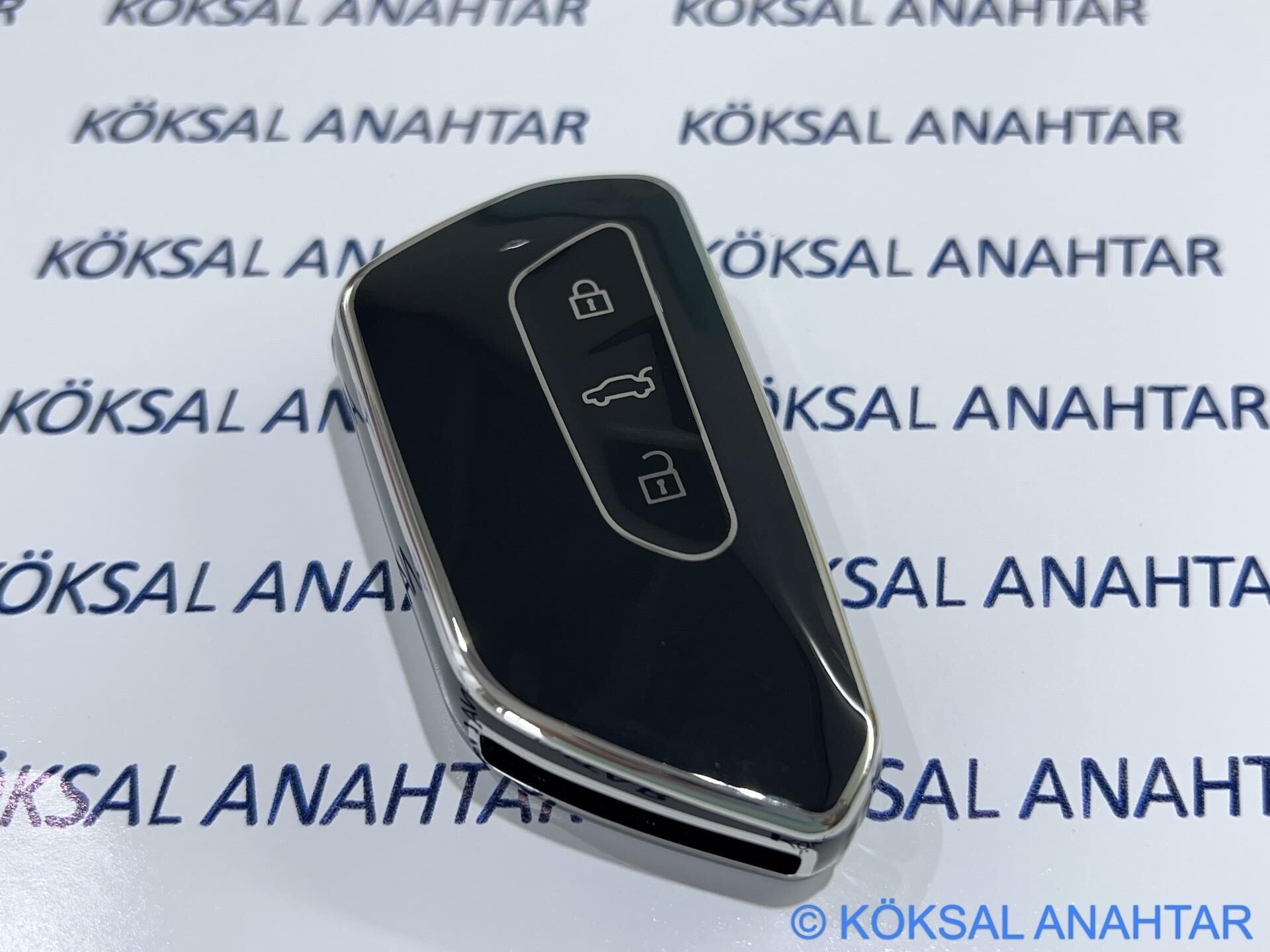 Volkswagen Golf 8, Cupra Leon Formentor, Seat Leon Tarraco, Skoda Octavia Modelleri Için Silikon Anahtar Kılıfı Black