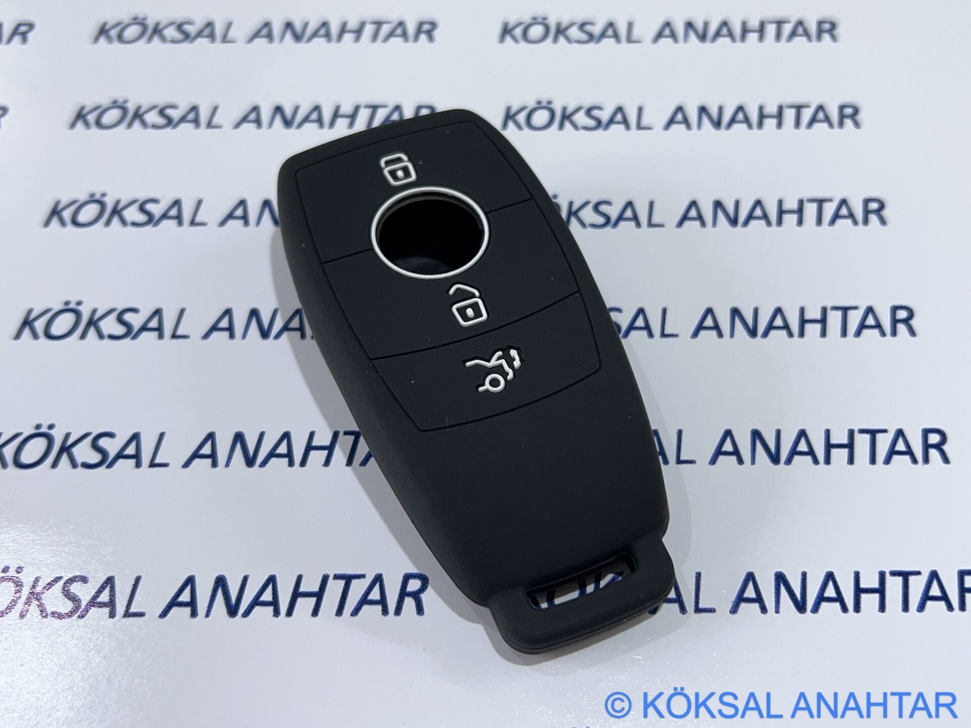 Mercedes-Benz Smart Anahtar Silikon Anahtar Kılıfı Black