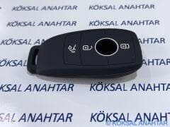 Mercedes-Benz Smart Anahtar Silikon Anahtar Kılıfı Black