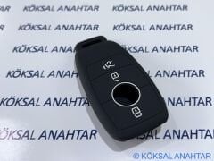 Mercedes-Benz Smart Anahtar Silikon Anahtar Kılıfı Black