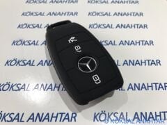 Mercedes-Benz Smart Anahtar Silikon Anahtar Kılıfı Black