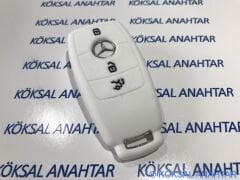 Mercedes-Benz Smart Anahtar Silikon Anahtar Kılıfı White