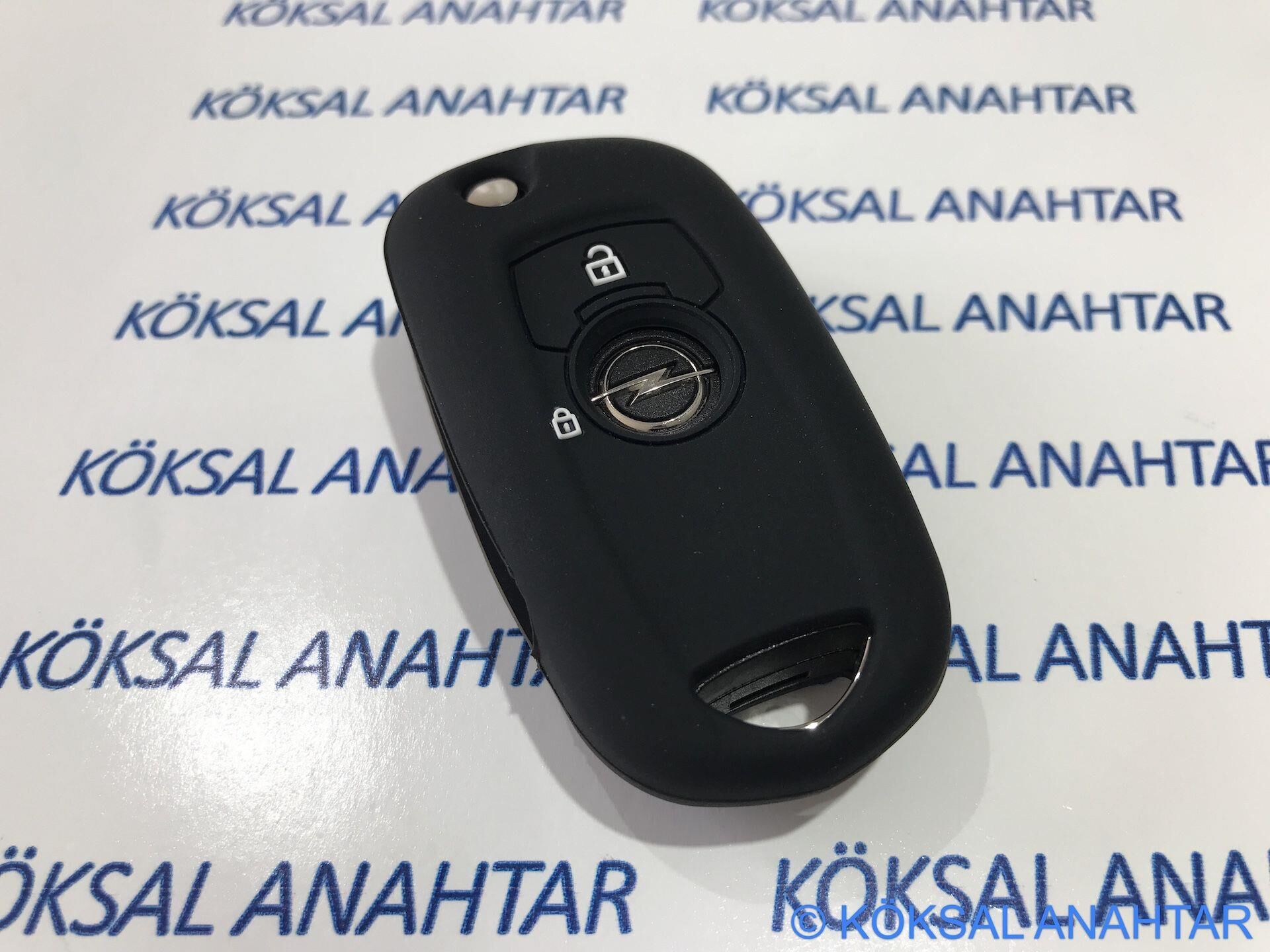 Opel Astra K Silikon Anahtar Kılıfı Siyah