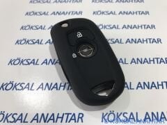 Opel Astra K Silikon Anahtar Kılıfı Siyah