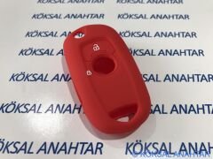 Opel Astra K Silikon Anahtar Kılıfı Kırmızı