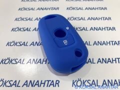 Opel Astra K Silikon Anahtar Kılıfı Mavi