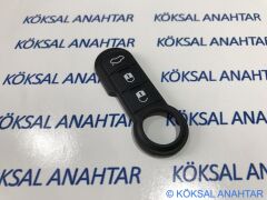 Fiat 500, Punto, Bravo, Doblo, Ducato 3 Tuşlu Silikon Tuş Takımı