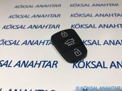 Hyundai 3 Tuşlu Hold Butonlu Kumandalar Için Silikon Tuş Takımı